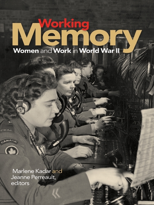 Title details for Working Memory by Marlene Kadar - Available